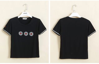 刺绣花开，自在随行 今夏短袖T恤新风尚